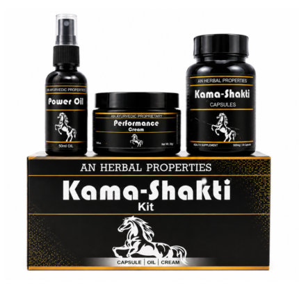 Male Health Power Kit (Capsule, Oil, Cream)